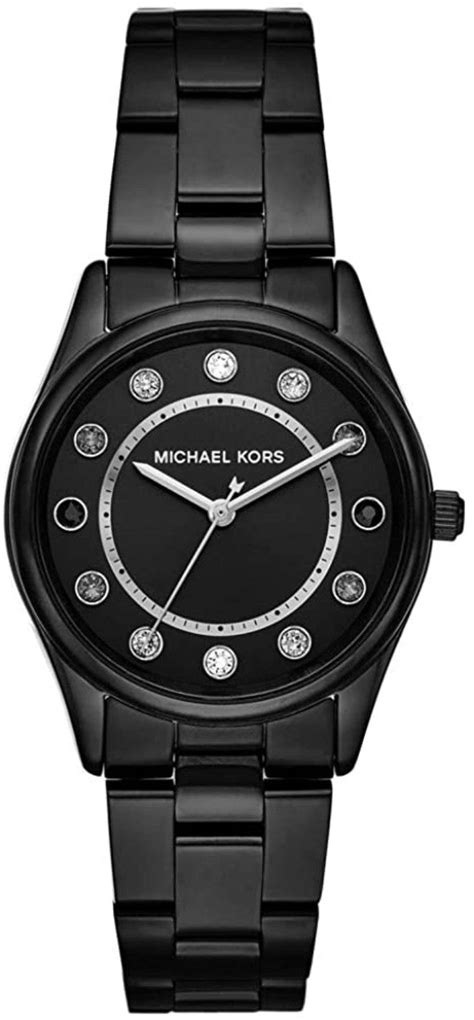 michael kors colette large leather|Michael Kors Women's Colette Stainless Steel Quartz Watch with .